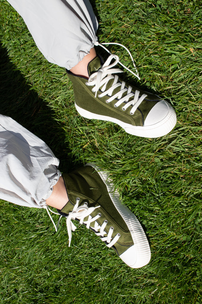 LadyBug – Paradiso Moss – High Sneaker Grün - Nachhaltig - Damen